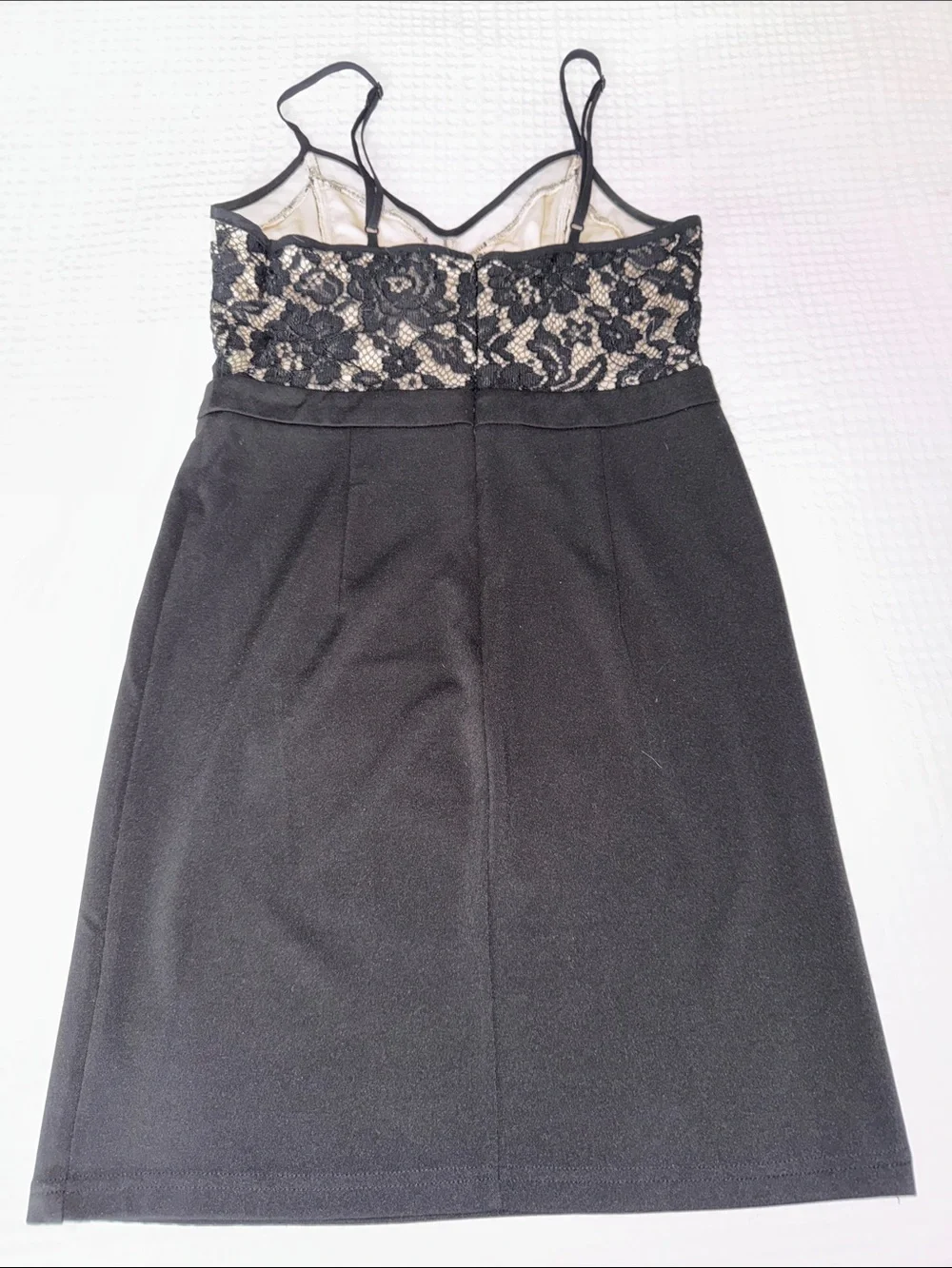 Forever 21 Black Lace-Trim Slip Dress - Picture 3 of 5